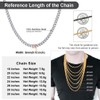 Mens & Womens Stainless Steel Necklace 3mm 20 inch Cuban