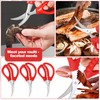 STRAYJO 8Pcs Seafood Scissors - Crab, Shrimp, Lobster Scissors in
