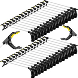 Sabary 30 Pcs Grabber Reacher Trash Pickers Bulk Tool 30'' Long Upper Back to School Litter Grabber Heavy Duty Handy Mobility Aids Pick up Lightweight Nonslip Claw Elderly Arm Extension Stick