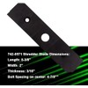 781-0490 742-0571 Shredder Chipper Blade Kit Fits for MTD Troy-Bilt