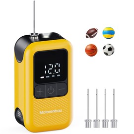 Motorenbau Electric Ball Pump for Sports Balls with LCD Display & LED Light