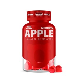 Migomita VINAGRE DE MANZANA  60 Gomitas100 Naturales  Sin Gluten                                                                                      