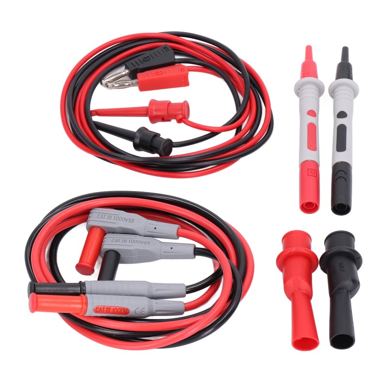 Multimeter Test Kit Testing Hook Crocodile Clip Probe Lead Accessory