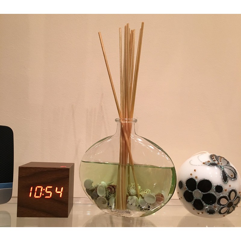 Excelsior Worldwide Limited Wooden 'Box' Clock with LED and Sound