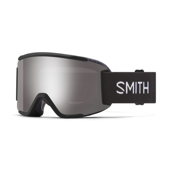 Smith Squad S Snow Goggle - Black | ChromaPop Sun Platinum Mirror + Low Light Replacement Lens