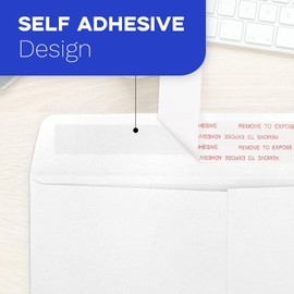 100 White Envelopes 9x12 Self Seal, Goefun Catalog Large Mailing Envelopes 9x12 Letter Size - 80GSM Paper