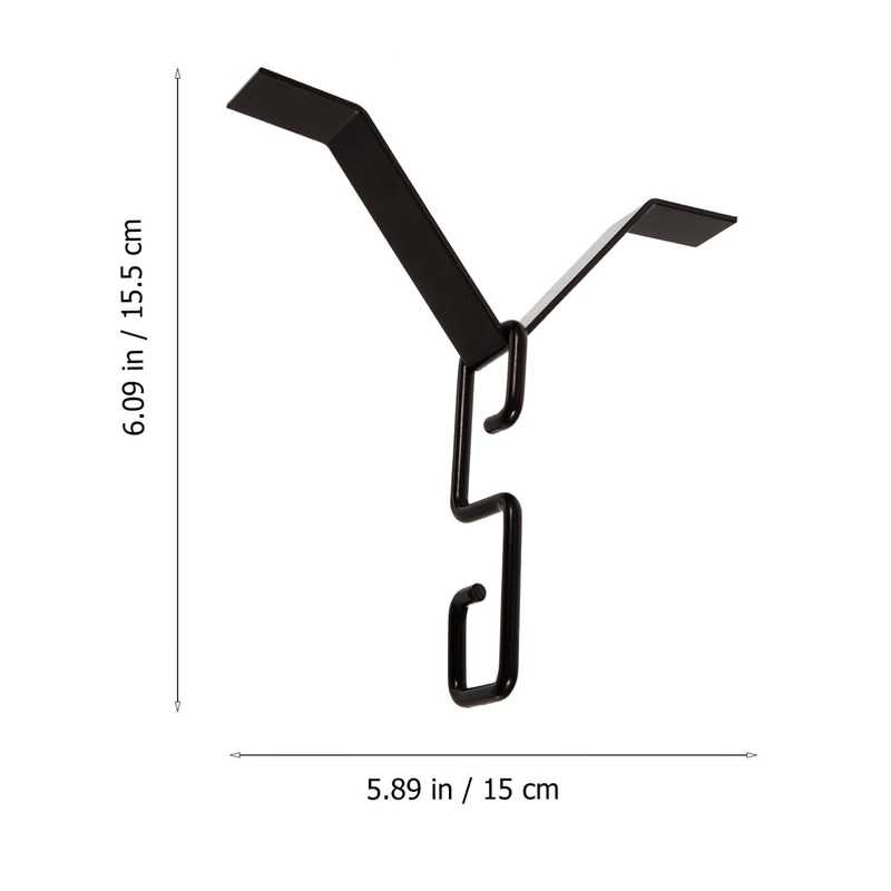 Angoily Pack of 2 rain chain adapter hooks for gutters,