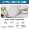 H.VERSAILTEX 3 Piece Stretch Sofa Covers for 2 Cushion Loveseat
