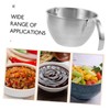 ABOOFAN Stainless Steel Bowl Container for Preparing Meals Mixing Bowl