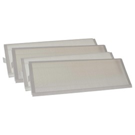 vhbw 4x Filter G4 Compatible with Wernig ComfortVent Q350, Q450, Q600 Ventilation Unit, Filter Set, 50 x 16 x 4 cm, White