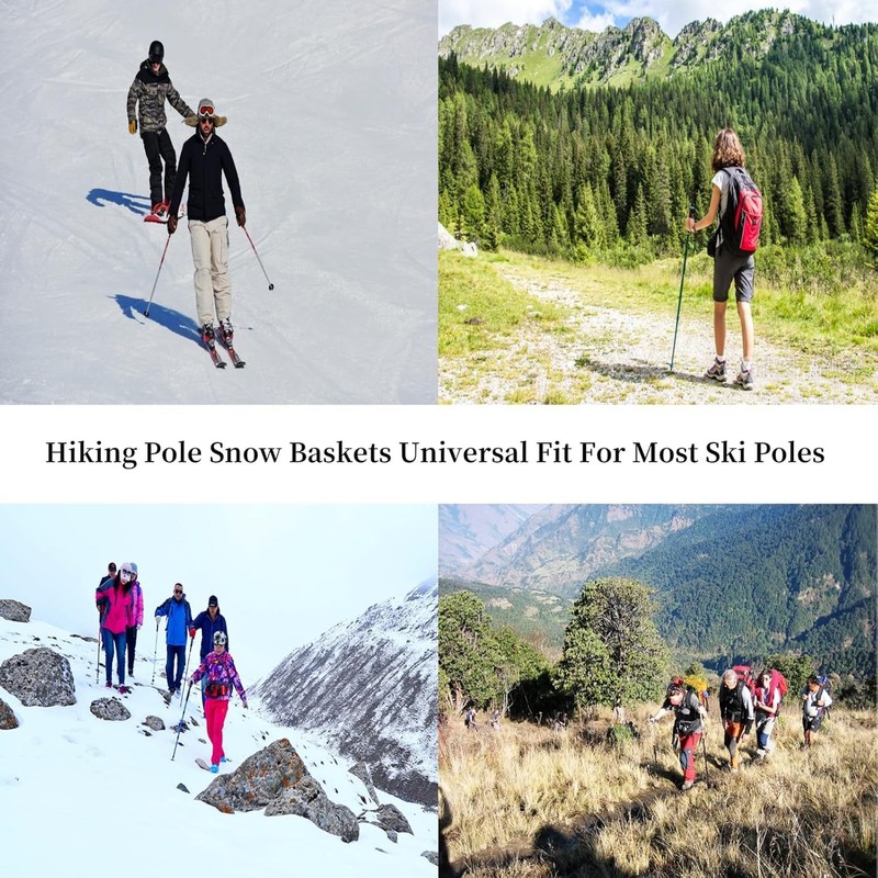 Aurorasports Snow Baskets for Trekking Poles & Ski Pole -