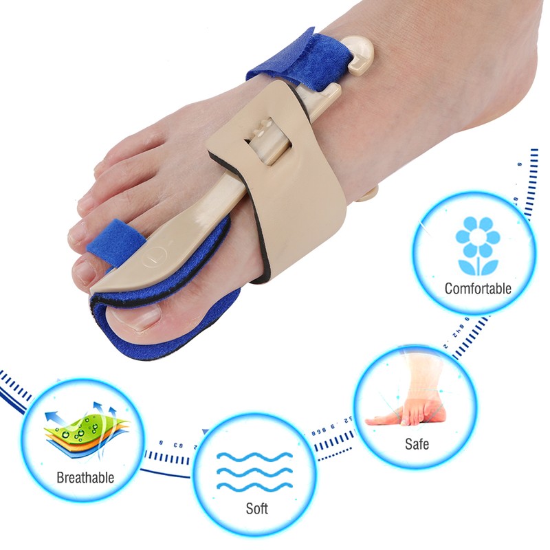 1Pair Woman Female Toe Separators Hallux Valgus Bunion Corrector Right