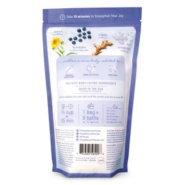 Village Naturals Therapy Comfort Foaming Bath Soak, Blueberry Citrus Scent, 36 oz, Pack of 2