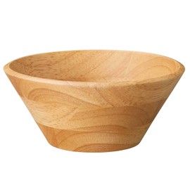 18057 Beech Wood Salad Bowl, 5.5 inches (14 cm), Made in Japan