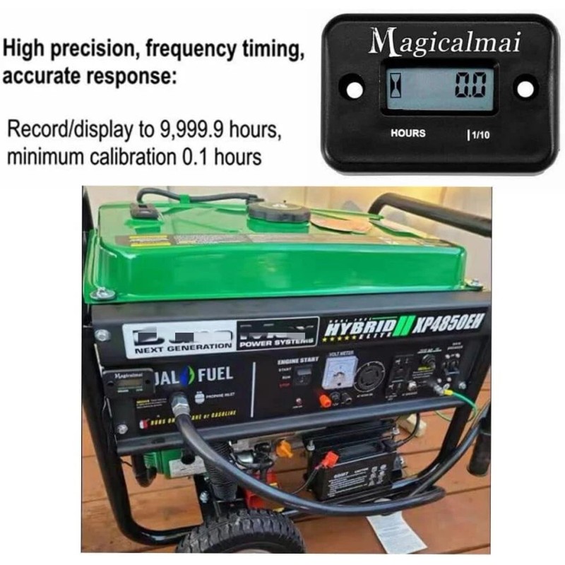 Unbranded Inductive Hour Meter for Gas Engine Generator Lawn Mower