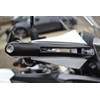 Motorcycle hand guards with LED daytime running light, wind deflector