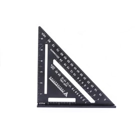 PEC 7" Rafter Square, Laser-Etched Graduations, Convenient and Quick Tool for Framing, Guiding, and General Layout Needs