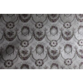 Brunschwig & Fils, Rose Arabesque, Embroidered, 54" Wide X BTY, Clr Beige Multi