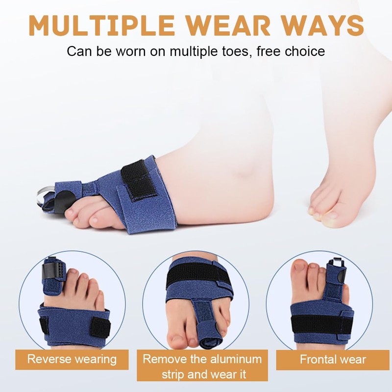 LINXIU Toe Splints for Straightening Toe Corrector Brace Toe Straightener