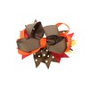 juDanzy Large Thanksgiving Hair Bow Clip for Girls