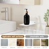 2 Pcs Small White Floating Shelves, Mini Small White Wall