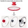 BATDIYOW 2 Pcs Universal Silicone Pot Lid Knob Replacement Pan