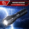 PeakPlus LED Flashlights High Lumens, Tactical Flash Lights [4 Pack]