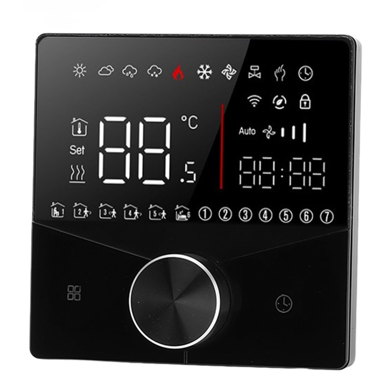 Smart Digital Thermostat LCD Color Display Precise Control Intelligent Temperature