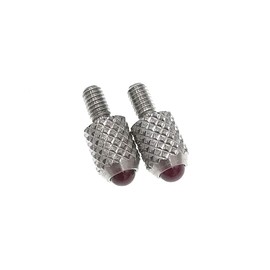 Contact Points for Dial Indicators Linear Gage Indicator Ruby Ball Tips 2 Pieces M2.5 Thread Shank 5mm Diameter 7.3mm Length (Ruby Ball tip)