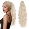 Claw Wavy Ponytail Extension 18 Inch for Women Curly Pony