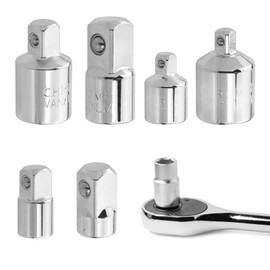 6 Piece Socket Adapter Set Socket Adapter Socket Adapter 1/2 to 1/4.1/2 to 3/8.1/4 to 1/2.1/4 to 3/8.3/8 to 1/2.3/8 to 1/4, for Socket Wrench Adapter