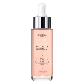 L'Oréal Paris True Match Sérum Rellenador con Color, Base de Maquillaje en Sérum con Ácido Hialurónico, Tono 1-2 Rosy Light, 30ml