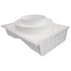 Lambro Industries 164W 4"/6" White Plastic Double Sided Under Eave