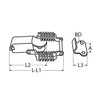 Lever Lock Toggle Latches Stainless Steel A2 61,5 mm Arbo