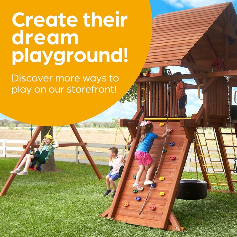 Jungle Gym Kingdom Swing for Outdoor Swing Set - Swing