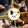 2-Pack Rubber Mallet Hammer Set， 8oz & 25mm Rubber Mallet