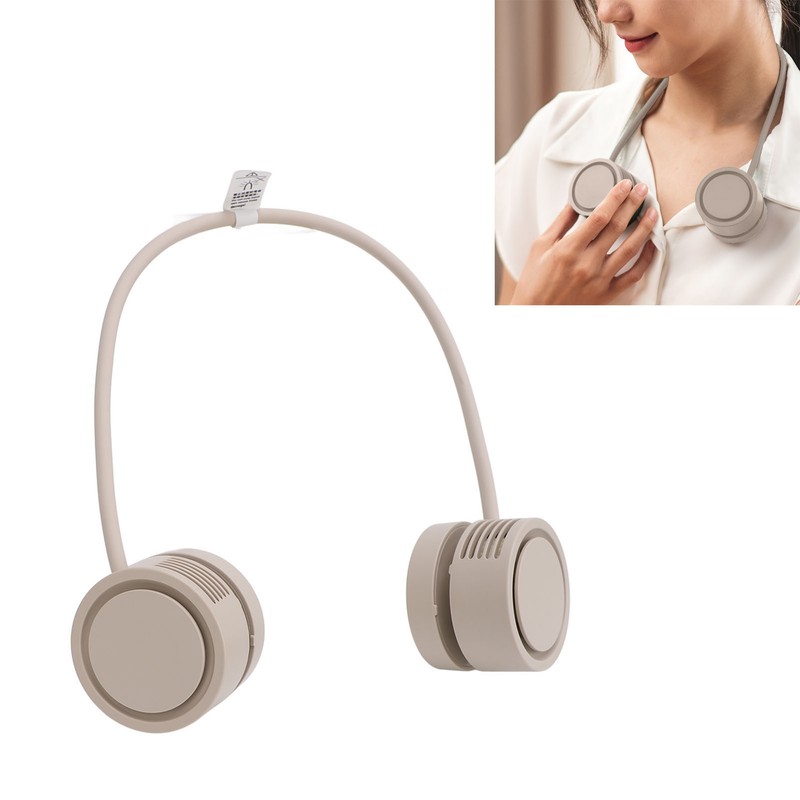 Portable Neck Fan Multifunctional 3 Levels Adjustable 360 Degree Silent