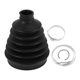 HEROFFIX 1 Set CV Joint Boot Kit for Toyota Highlander 2008-2013 Outer Constant Velocity Joint Boot W/Clamps No.044270W060 Black Rubber