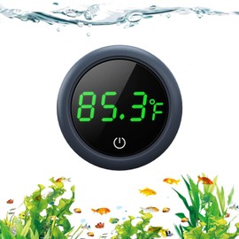 PAIZOO Fish Tank Digital Thermometer Accurate LED Display to ±0.9°F Black