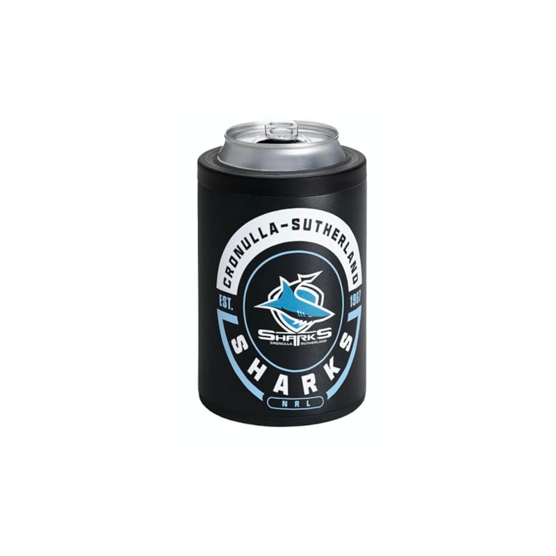 Cronulla Sharks NRL Rugby League Insulated Can Cooler with Lid