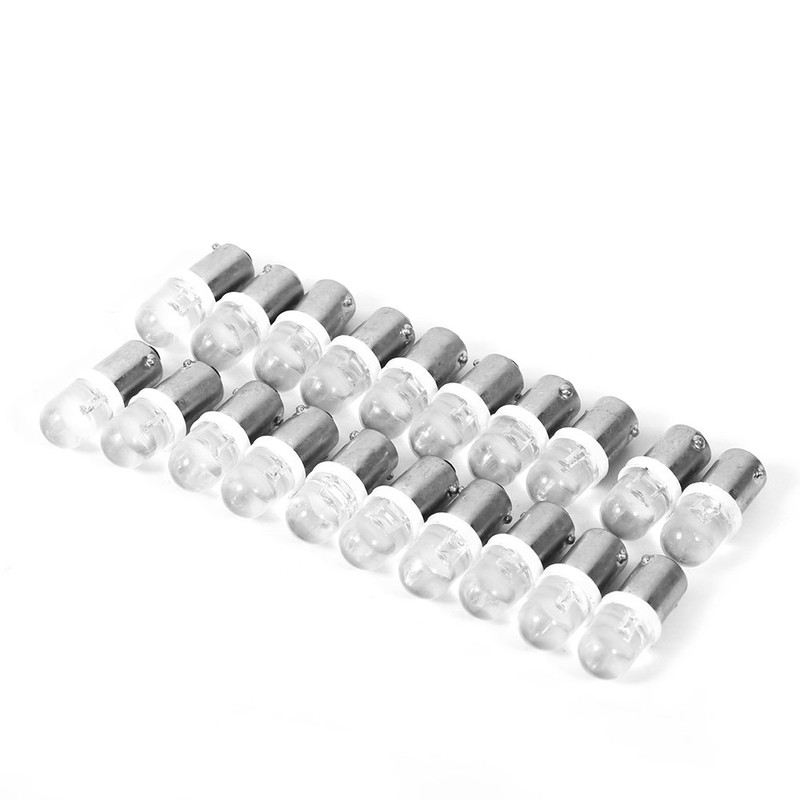 Dashboard Light Bulbs, 20Pcs LED Bulbs T11 T4W BA9S H6W