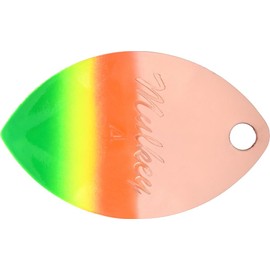 Yakima Bait Mulkey's Mini Guide Flash Spinner Blades - Size 4 Rainbow Tip