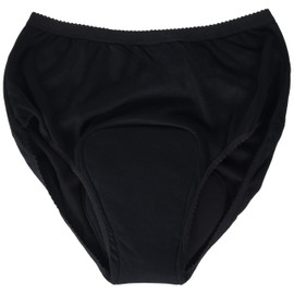 P&S Healthcare Large Black Ladies Full Super Incontinence Brief