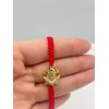 Animal Red String Cubic Zirconia Animal Frog Macrame Bracelet