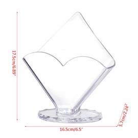 Transparent Acrylic Napkin Holder Paper Serviette Dispenser Decorative Tissue Rack Box for Home Bar Hotel Dining Table Kitchen Car Counter Tissue Holder