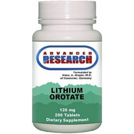 NCI Advanced Research Dr. Hans Nieper Lithium Orotate Tablets, 120 mg, 200 Count
