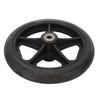 2pcs Replacement Wheel Professional Black Safe PU Front Wheel Accessory
