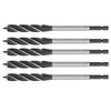 5Pcs Brad Point Drill Woodworking 4 Flute Cut Drilling Tool