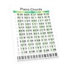 Piano Chord Chart Art Paper Educational Fingering Chart Posters for