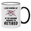 Casitika Retirement Gifts for Men and Women. 11 oz Retired
